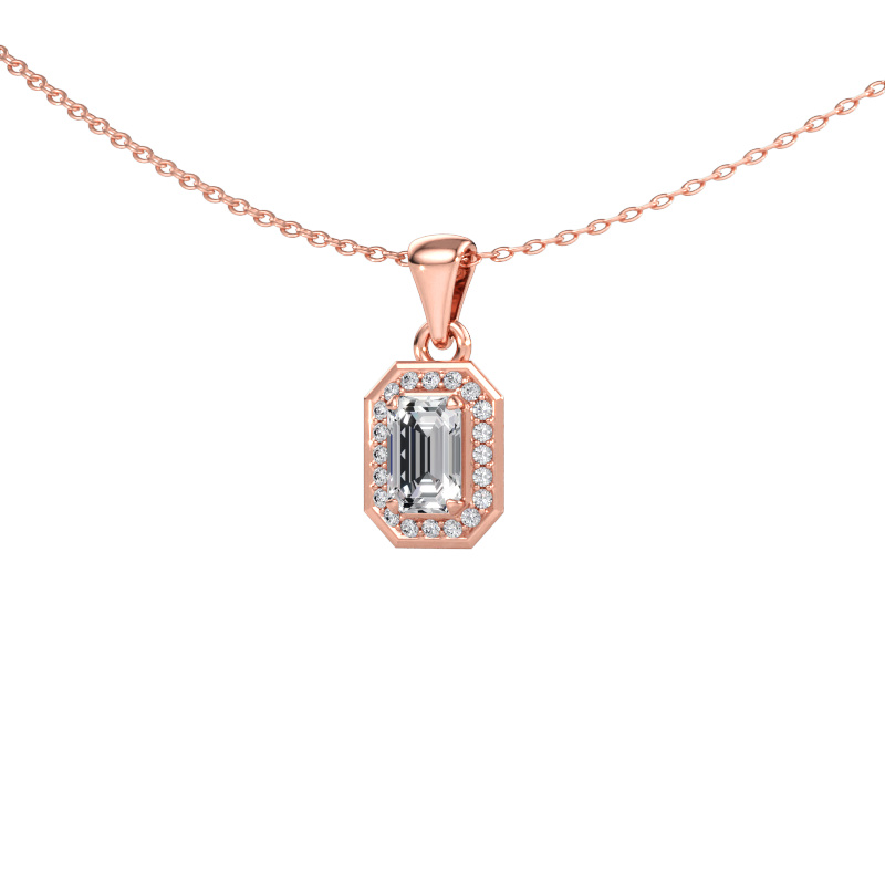 Bild av Hänge Dodie 585 roséguld Diamant 0.800 crt