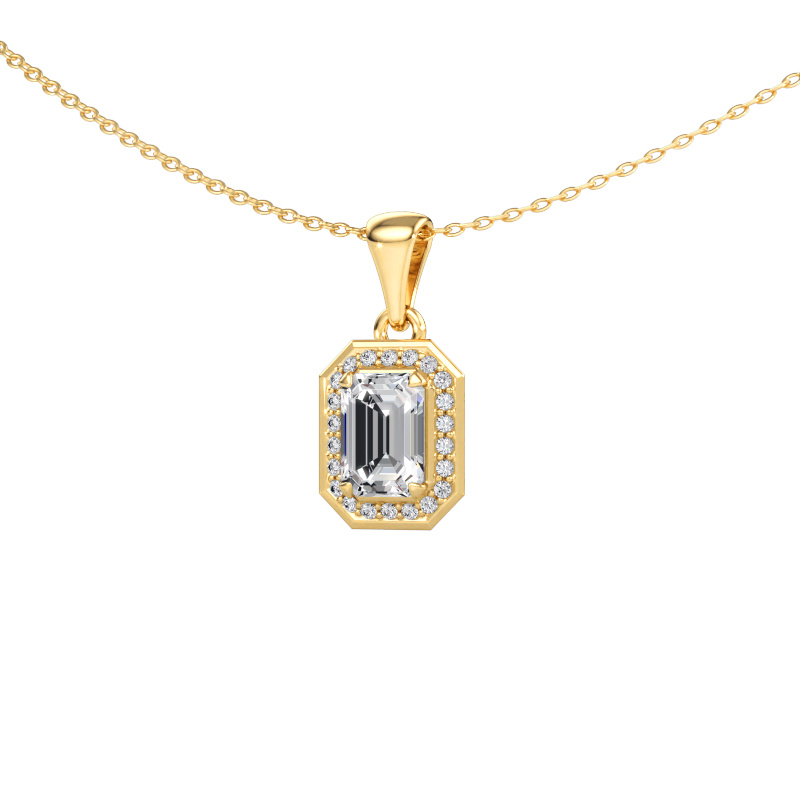 Bild av Hänge Dodie 585 gult guld Labbodlad diamant 1.26 crt
