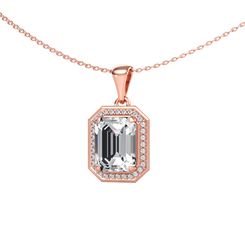 Bild av Hänge Dodie 585 roséguld Diamant 3.66 crt