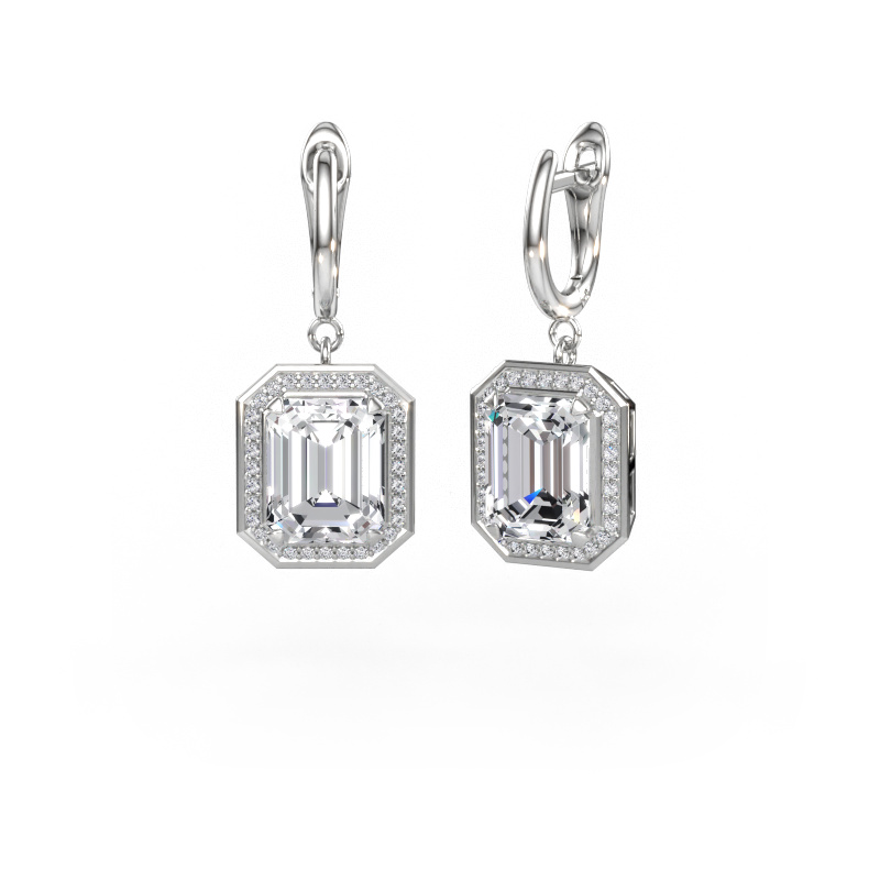 Immagine di Orecchini pendenti Dodie 1 585 oro bianco Diamante 7.32 crt