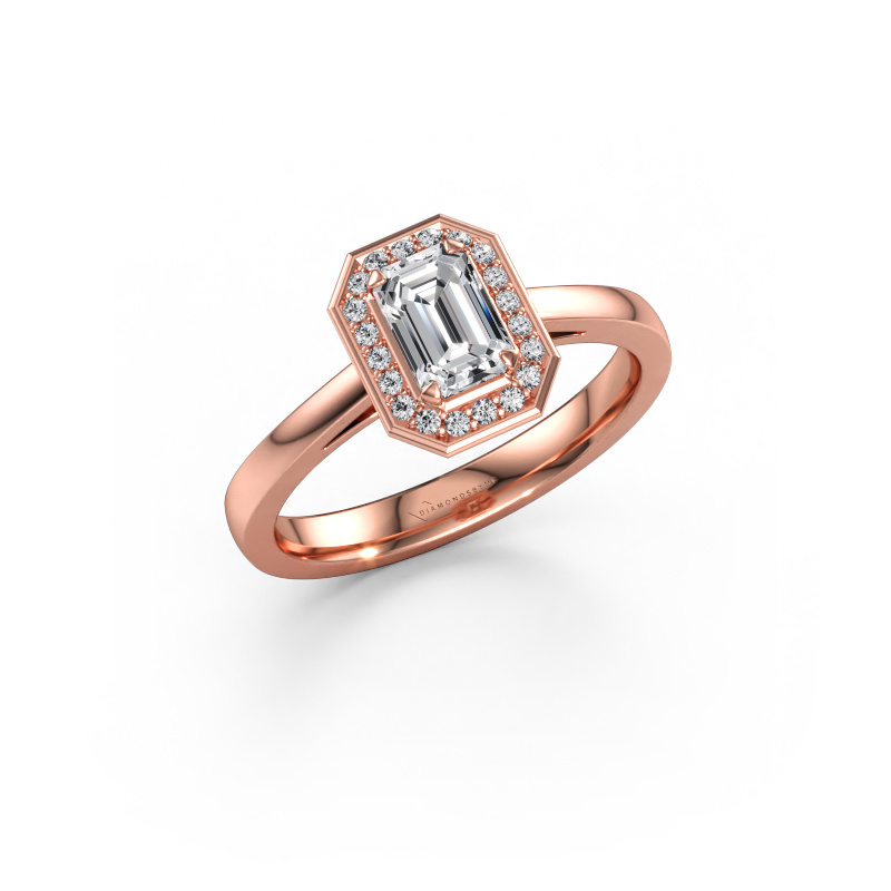 Immagine di Anello di fidanzamento Dodie 1 eme 585 oro rosa Diamante lab grown 0.800 crt