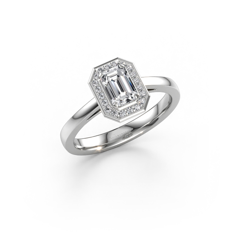 Immagine di Anello di fidanzamento Dodie 1 eme 950 platino Diamante lab grown 0.800 crt