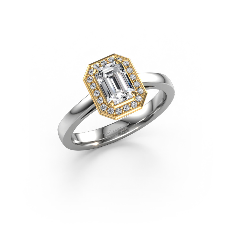 Image de Bague de fiançailles Dodie 1 eme 585 or blanc Diamant 1.00 crt