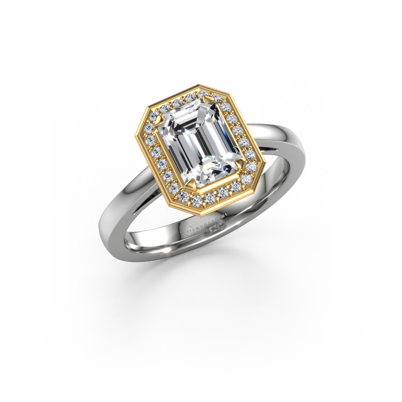 Image of Engagement ring Dodie 1 eme 585 white gold Diamond 1.62 crt