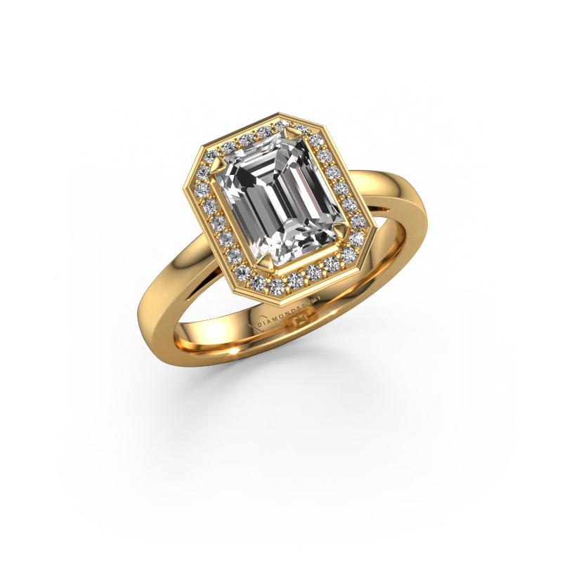 Image de Bague de fiançailles Dodie 1 eme 585 or jaune Diamant 1.88 crt