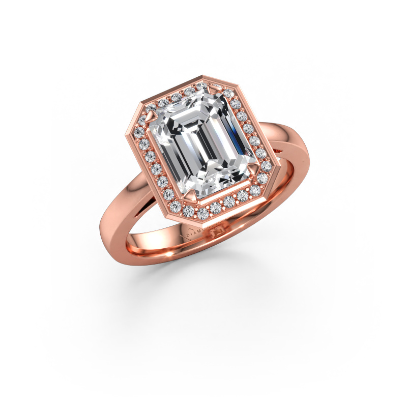 Immagine di Anello di fidanzamento Dodie 1 eme 585 oro rosa Diamante 2.64 crt