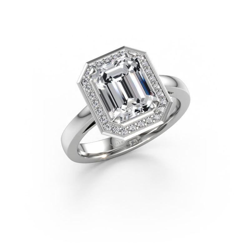 Immagine di Anello di fidanzamento Dodie 1 eme 585 oro bianco Diamante lab grown 2.64 crt