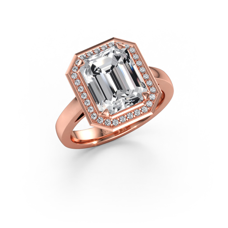 Immagine di Anello di fidanzamento Dodie 1 eme 585 oro rosa Diamante lab grown 3.66 crt