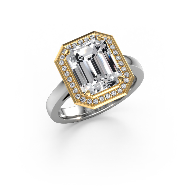 Bild von Verlobungsring Dodie 1 eme 585 Weißgold Lab-grown Diamant 3.66 crt