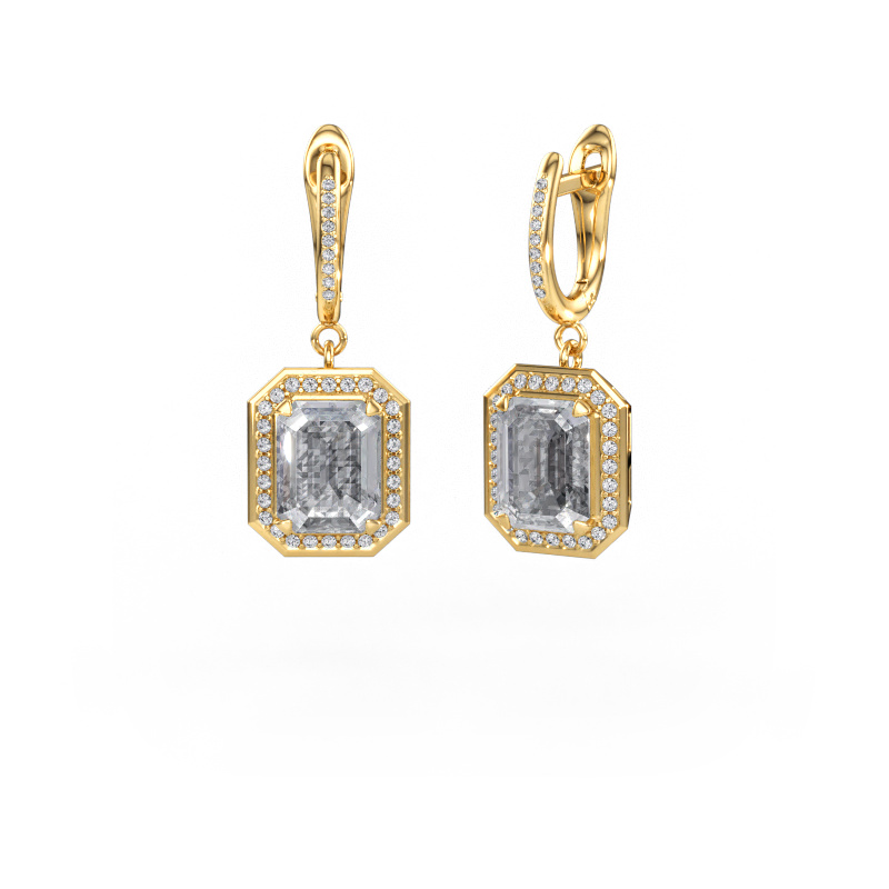 Immagine di Orecchini pendenti Dodie 2 585 oro Diamante 5.325 crt