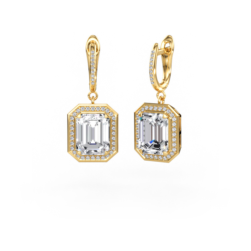 Immagine di Orecchini pendenti Dodie 2 585 oro Diamante 7.365 crt
