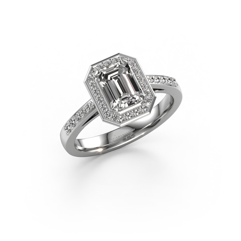 Bild von Verlobungsring Dodie 2 eme 950 Platin Diamant 1.362 crt