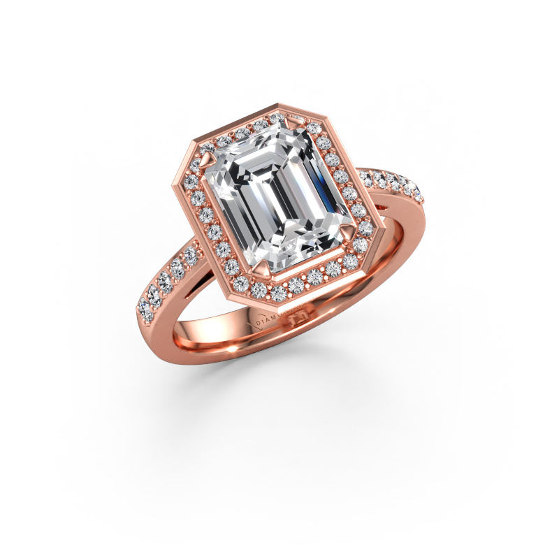 Immagine di Anello di fidanzamento Dodie 2 eme 585 oro rosa Diamante 2.781 crt