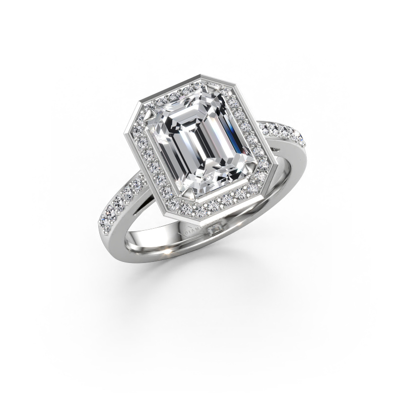 Immagine di Anello di fidanzamento Dodie 2 eme 950 platino Diamante lab grown 2.781 crt