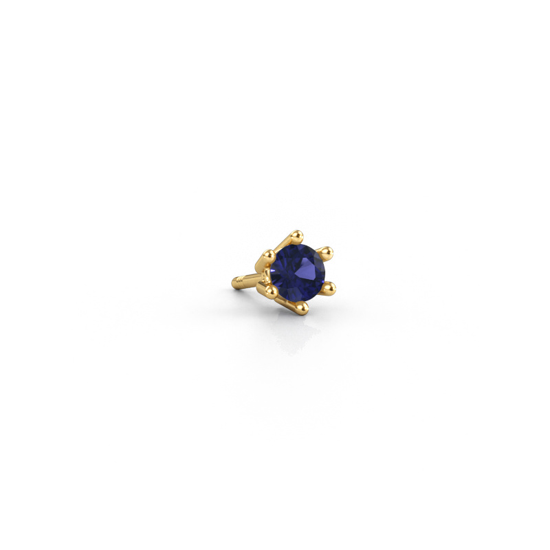 Immagine di Orecchino da uomo Dominic 585 oro Zaffiro 4 mm