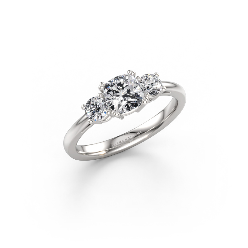 Immagine di Anello di fidanzamento Dominique CUS 1 950 platino Diamante 1.360 crt