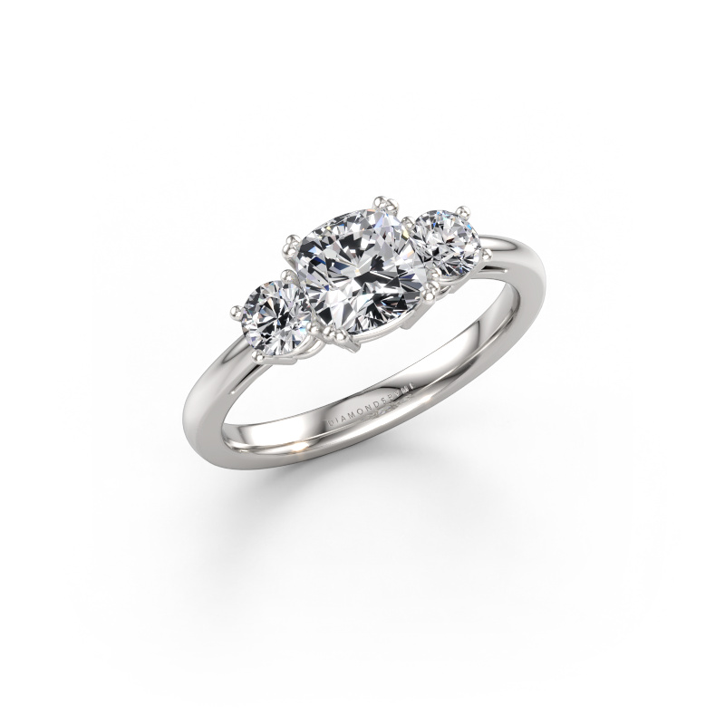 Bild von Verlobungsring Dominique CUS 1 950 Platin Lab-grown Diamant 1.70 crt