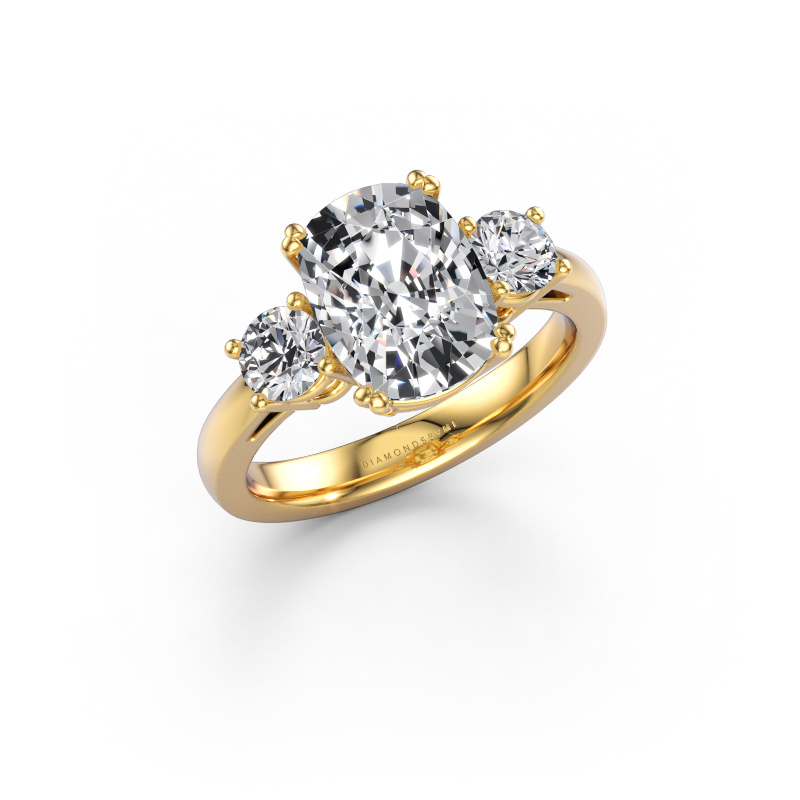Image of Engagement ring Dominique CSH 1 585 gold Lab grown diamond 3.60 crt