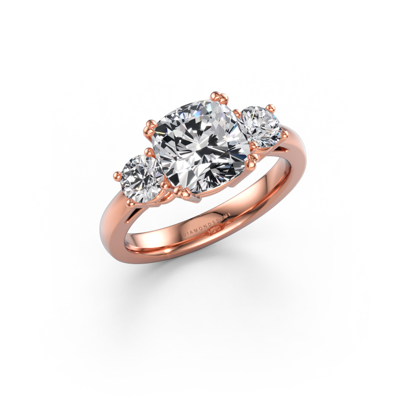 Bild av Förlovningsring Dominique CUS 1 585 roséguld Labbodlad diamant 3.10 crt