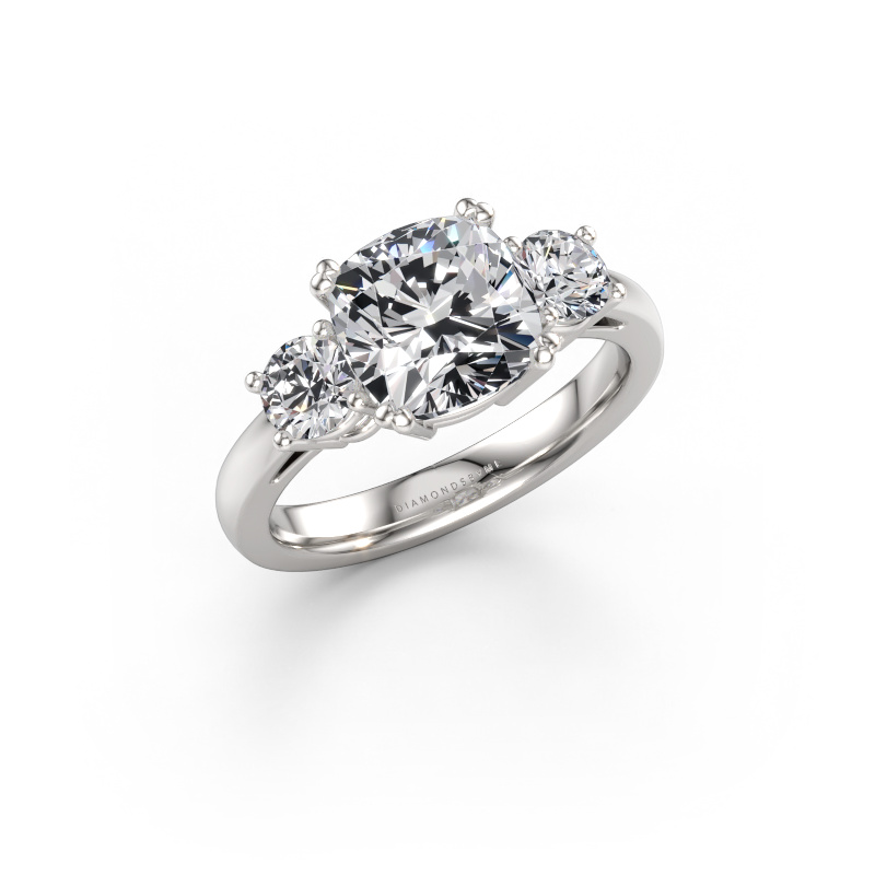 Bild av Förlovningsring Dominique CUS 1 585 vitt guld Diamant 3.10 crt
