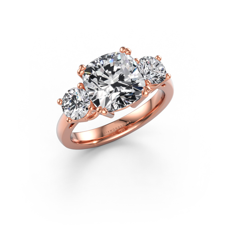 Bild av Förlovningsring Dominique CUS 1 585 roséguld Labbodlad diamant 5.12 crt