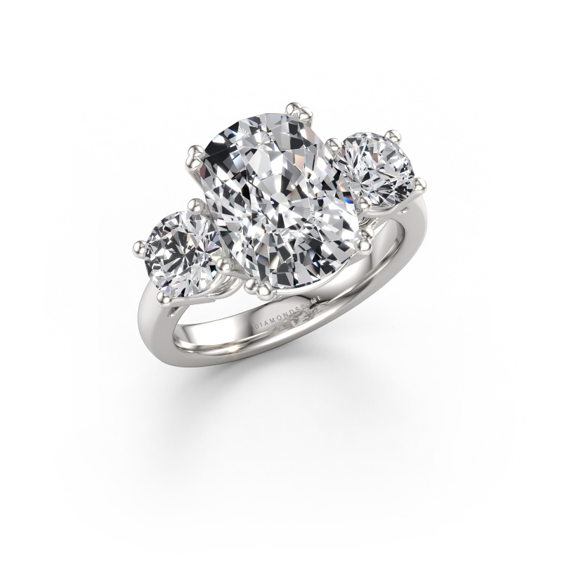Bild av Förlovningsring Dominique CSH 1 585 vitt guld Labbodlad diamant 5.70 crt