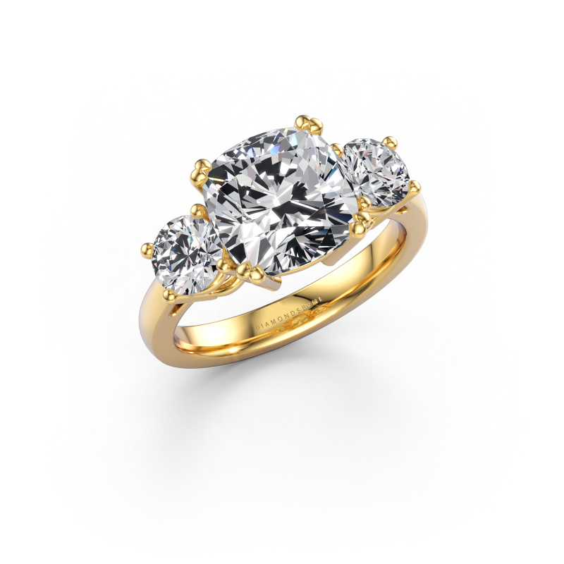 Image of Engagement ring Dominique CUS 1 585 gold Lab grown diamond 5.12 crt