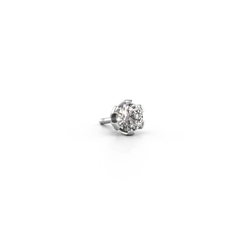 Image of Men's earring Donato 950 platinum Diamond 0.25 crt