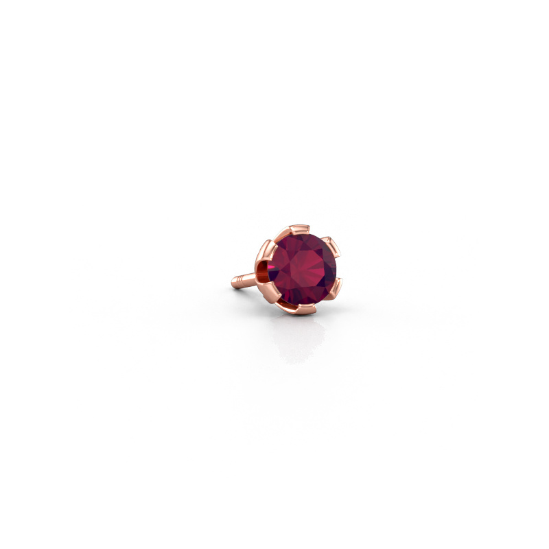 Bild von Herren Ohrstecker Donato 585 Roségold Rhodolit 4.7 mm