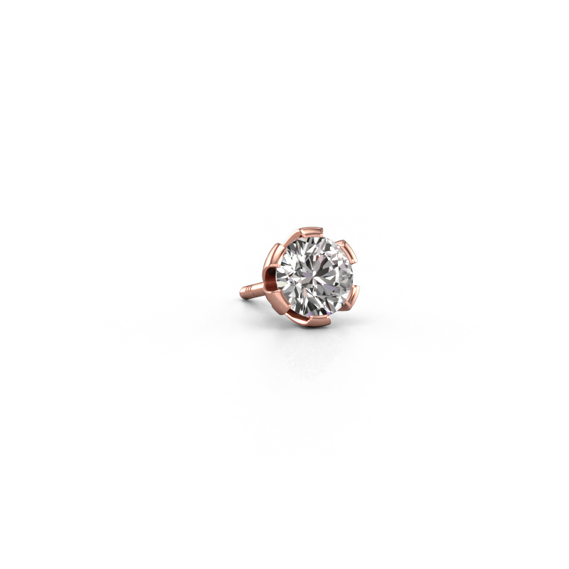 Image of Men's earring Donato 585 rose gold Diamond 0.50 crt
