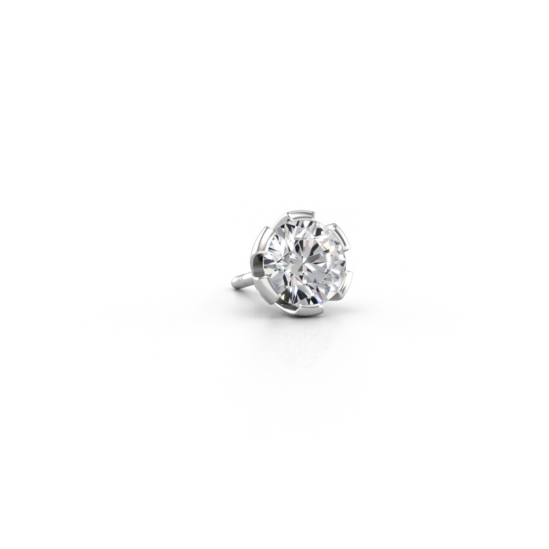 Immagine di Orecchino da uomo Donato 585 oro bianco Diamante lab grown 0.70 crt