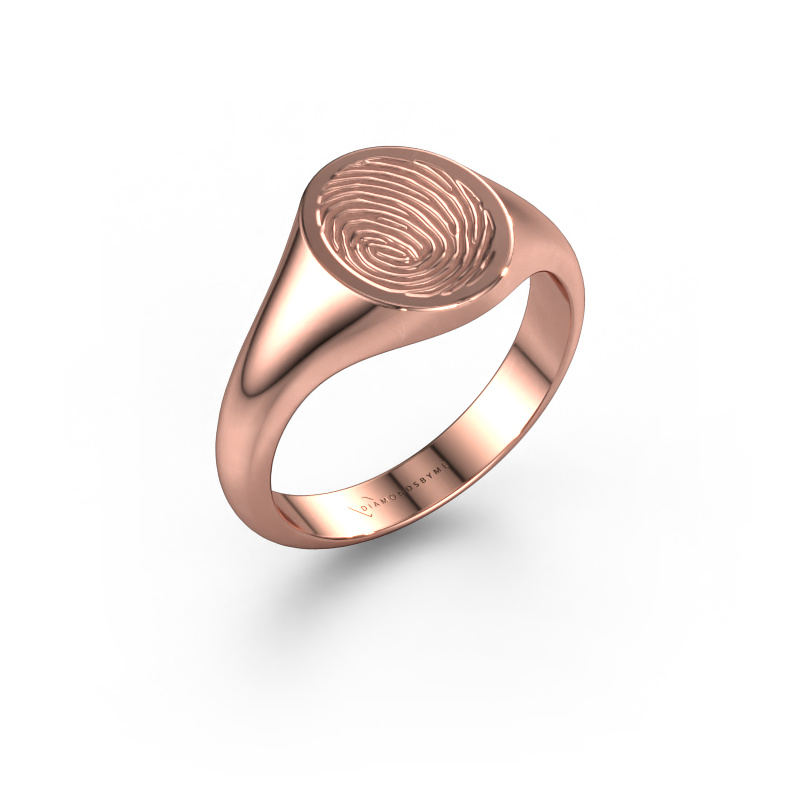 Image of Signet ring Doris 585 rose gold