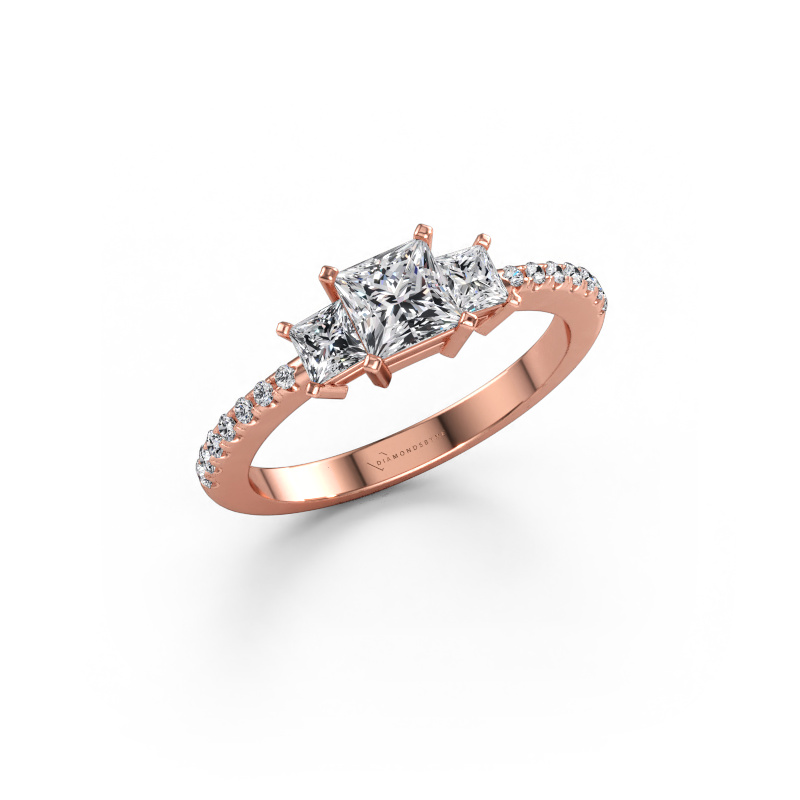 Immagine di Anello di fidanzamento Dorla 585 oro rosa Diamante 0.977 crt