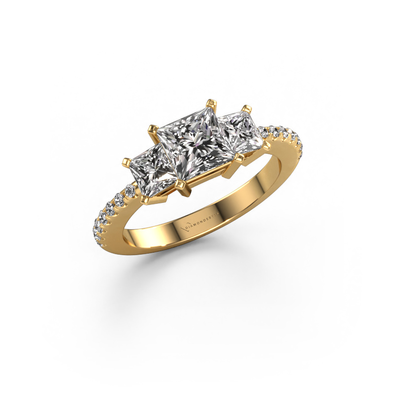 Image of Engagement ring Dorla 585 gold Diamond 1.975 crt