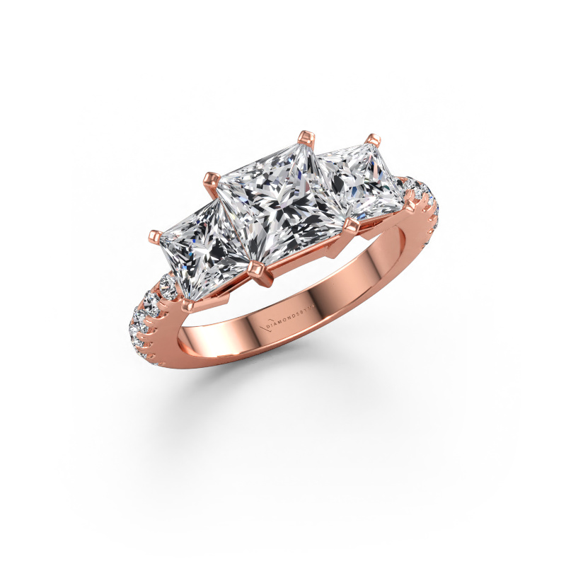 Immagine di Anello di fidanzamento Dorla 585 oro rosa Diamante 3.622 crt