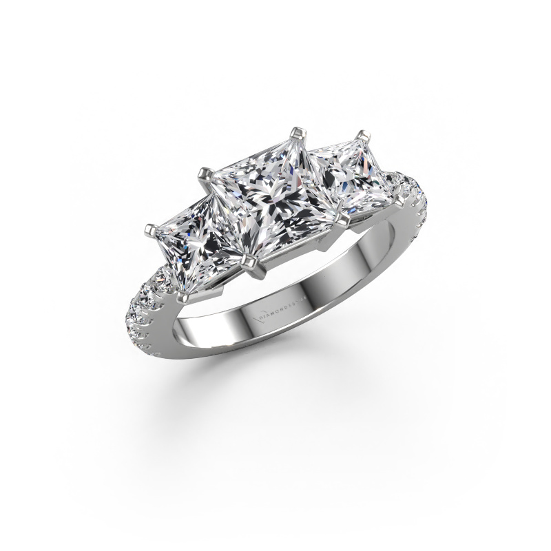 Bild von Verlobungsring Dorla 950 Platin Lab-grown Diamant 3.622 crt