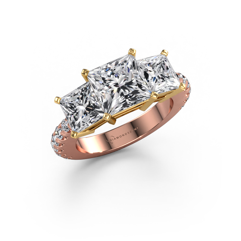 Bild von Verlobungsring Dorla 585 Roségold Lab-grown Diamant 5.63 crt