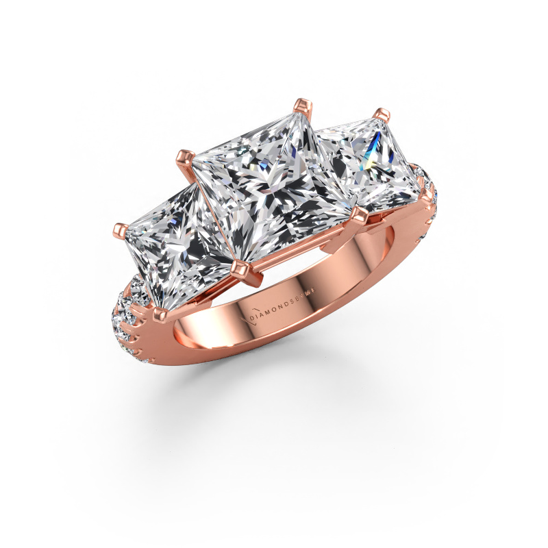 Immagine di Anello di fidanzamento Dorla 585 oro rosa Diamante 7.04 crt