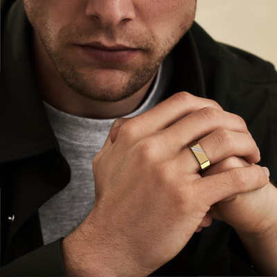 MEN'S GOLD authentic RING