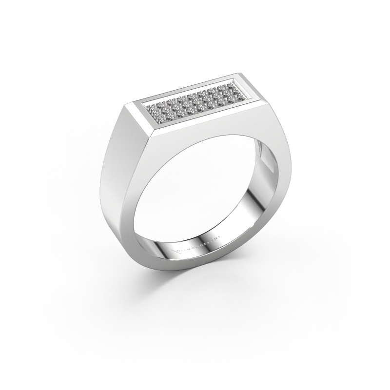 Bild von Herrenring Dree 6 950 Platin Lab-grown Diamant 0.16 crt