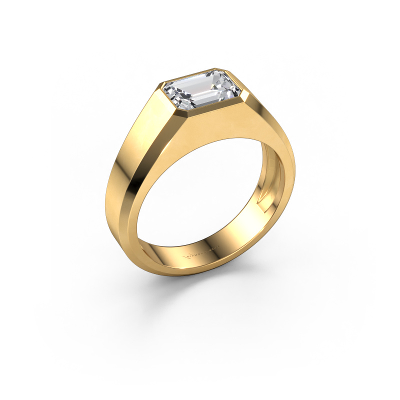 Image of Men's ring Dylan 1 585 gold Lab grown diamond 1.75 crt