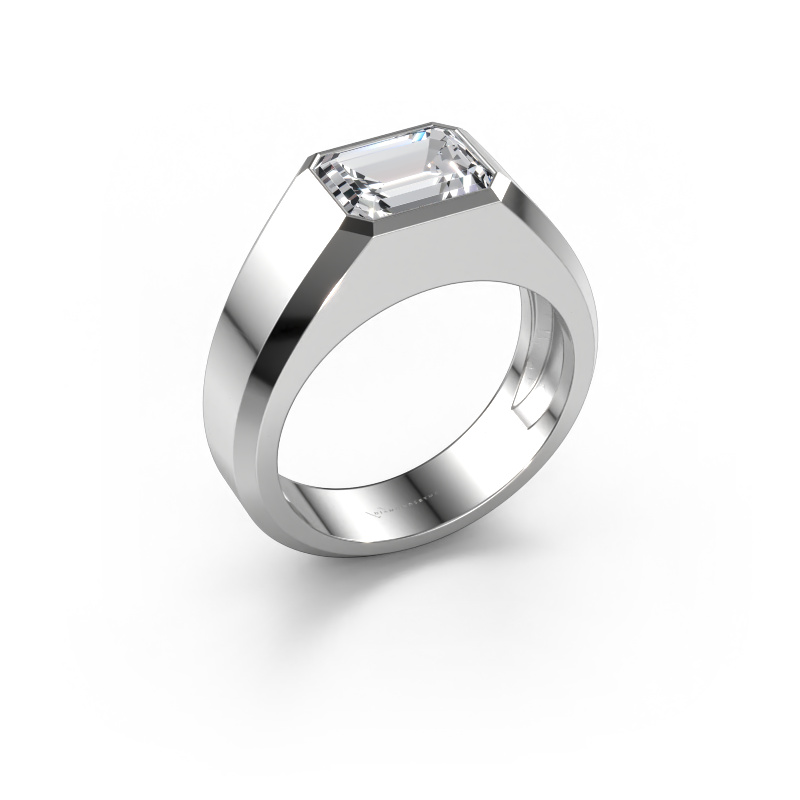Afbeelding van Heren ring Dylan 1 585 witgoud Lab-grown diamant 2.50 crt