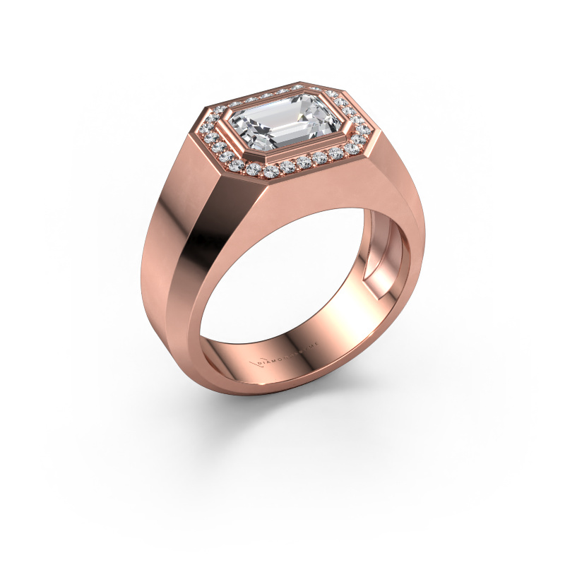 Bild von Herrenring Dylan 2 585 Roségold Diamant 1.945 crt