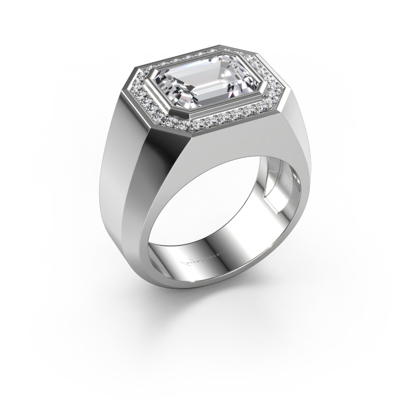 Bild von Herrenring Dylan 2 585 Weißgold Lab-grown Diamant 3.80 crt