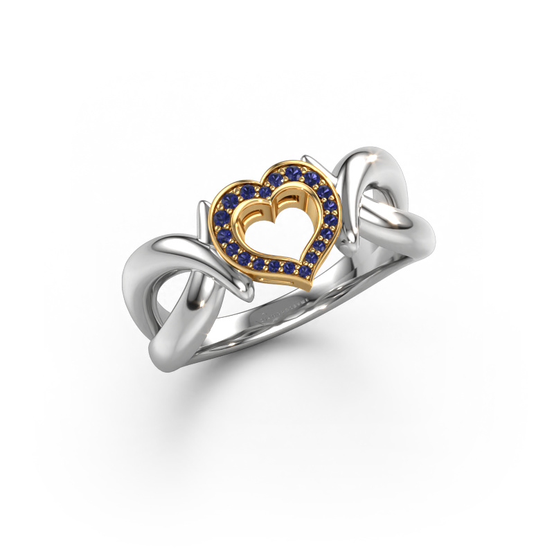 Image of Ring Earlie 1 585 white gold Sapphire 1.1 mm