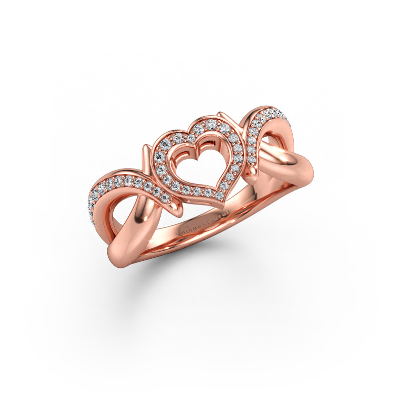 Bild av Ring Earlie 2 585 roséguld Diamant 0.244 crt