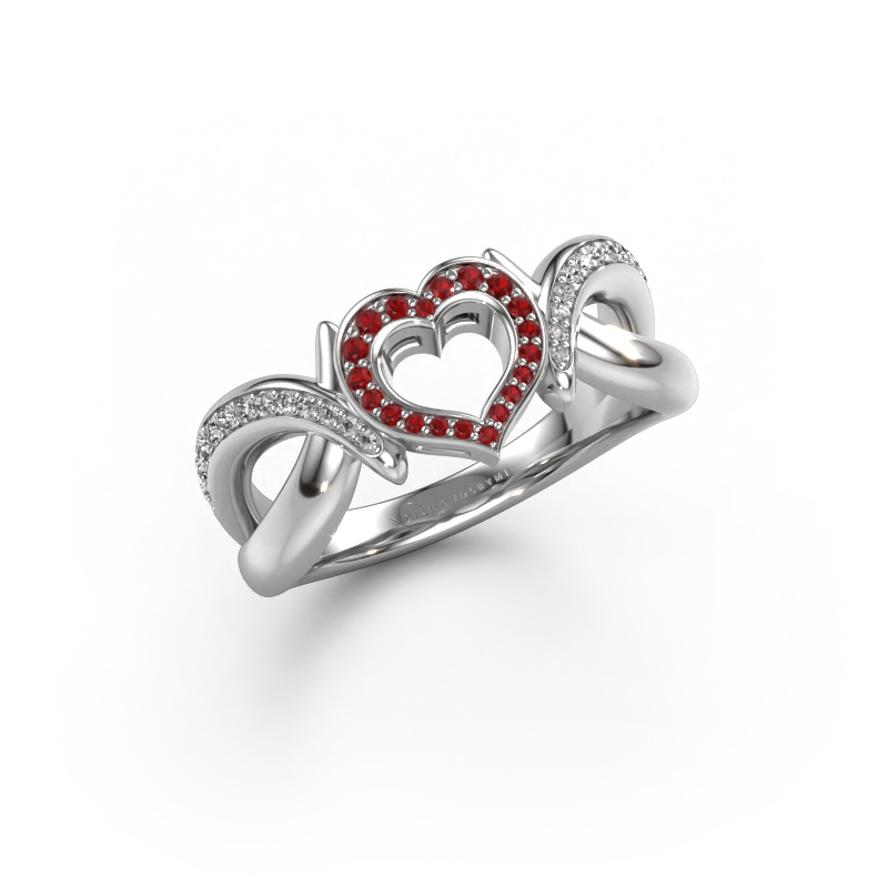 Bild von Ring Earlie 2 950 Platin Rubin 1.1 mm