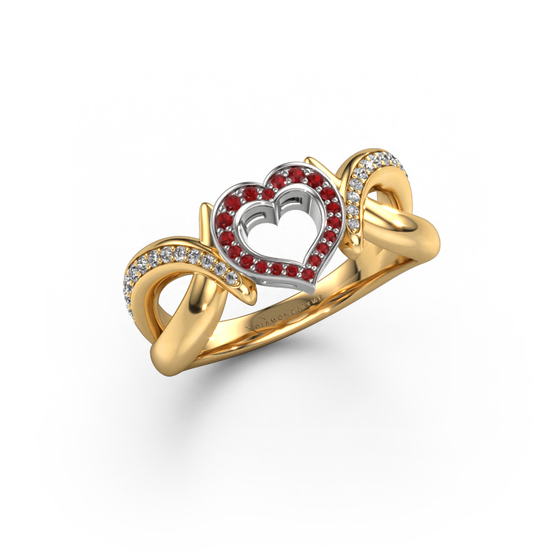 Image of Ring Earlie 2 585 gold Ruby 1.1 mm