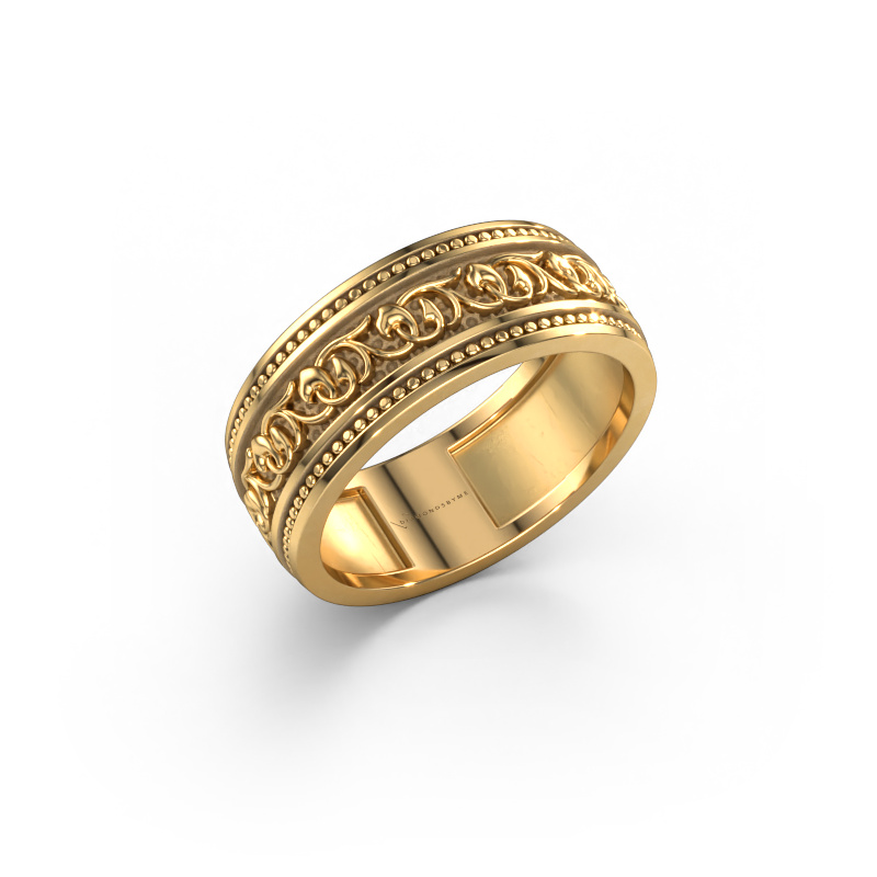 Image de Bague pour homme Eddo 585 or jaune
