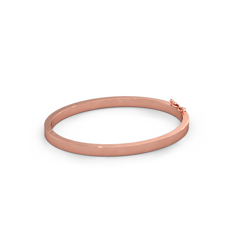 Immagine di Bracciale rigido Edra 4mm 585 oro rosa